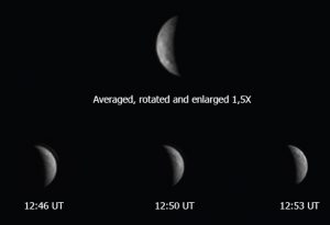 Mercurio ripreso di giorno, quando è alto sull’orizzonte e con un filtro passa infrarosso: questo è l’unico metodo per ottenere immagini in alta risoluzione di questo elusivo pianeta.